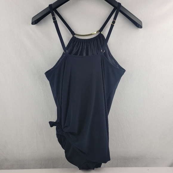 Magicsuit Parker halter swimdress shaping support optional side tie swim dress - Picture 8 of 12